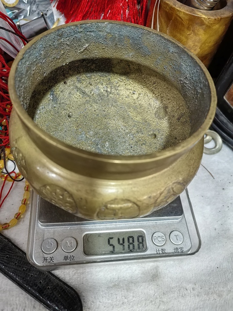 古玩銅器銅爐真品鑒賞圖