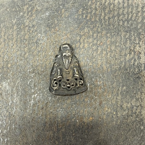 古玩陶瓷壽星銀飾真品鑒賞圖
