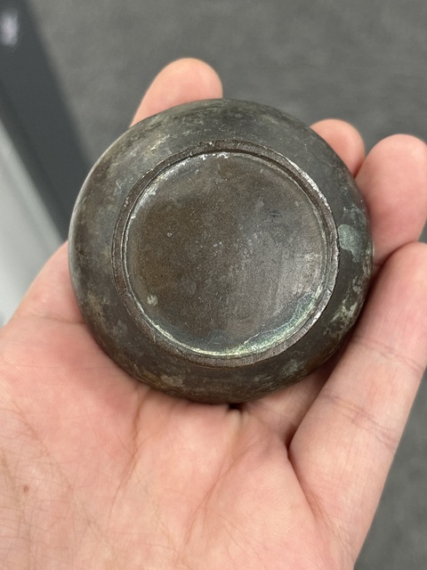 古玩銅器銅瓶真品鑒賞圖