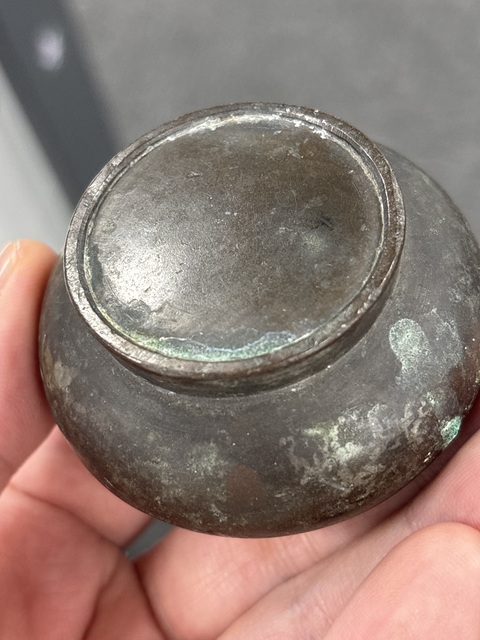 古玩銅器銅瓶真品鑒賞圖