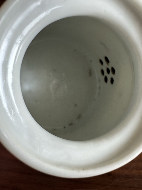 古玩陶瓷粉彩人物故事紋茶壺真品鑒賞圖