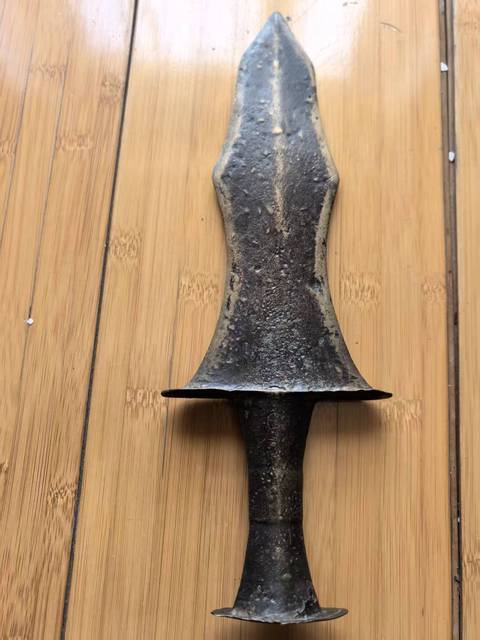古玩銅器廣西水坑劍真品鑒賞圖