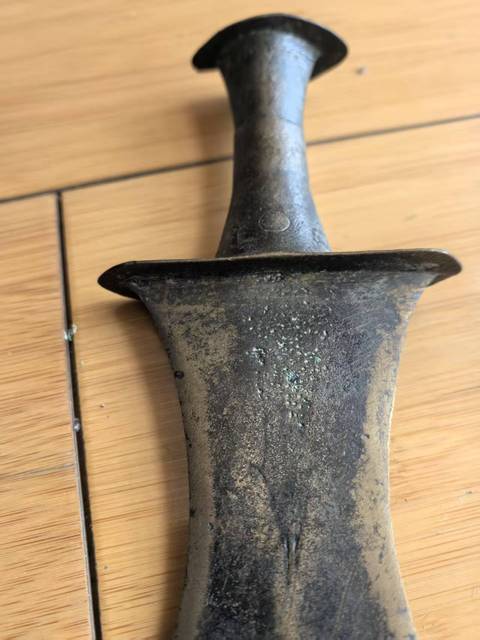 古玩銅器廣西水坑劍真品鑒賞圖
