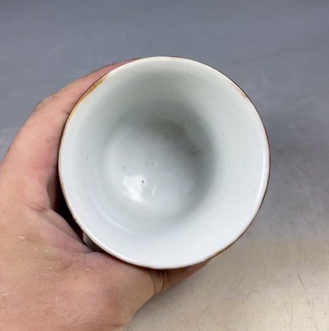 古玩陶瓷紫金釉杯真品鑒賞圖