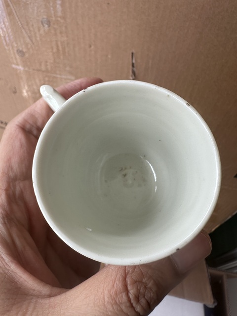 古玩陶瓷廣琺瑯風格人物紋馬克杯真品鑒賞圖