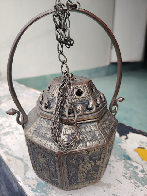 古玩銅器熏爐真品鑒賞圖