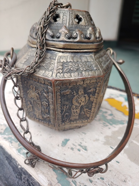 古玩銅器熏爐真品鑒賞圖