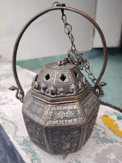 古玩銅器熏爐真品鑒賞圖
