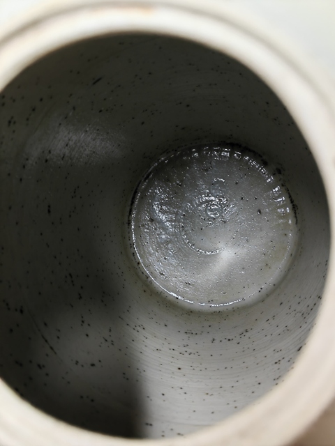 古玩陶瓷豆青堆白青花博古圖冬瓜罐真品鑒賞圖