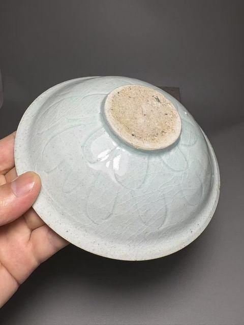 古玩陶瓷宋,景德鎮(zhèn)窯影青釉鵝紋碗拍賣,當(dāng)前價(jià)格2400元