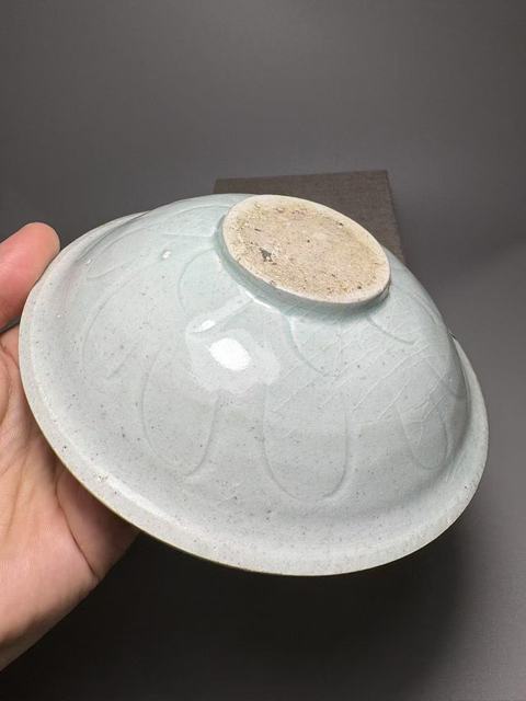 古玩陶瓷宋,景德鎮(zhèn)窯影青釉鵝紋碗拍賣,當(dāng)前價(jià)格2400元