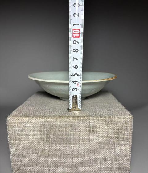 古玩陶瓷宋,景德鎮(zhèn)窯影青釉鵝紋碗拍賣,當(dāng)前價(jià)格2400元