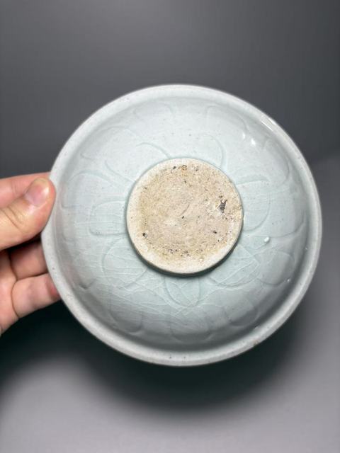古玩陶瓷宋,景德鎮(zhèn)窯影青釉鵝紋碗拍賣,當(dāng)前價(jià)格2400元