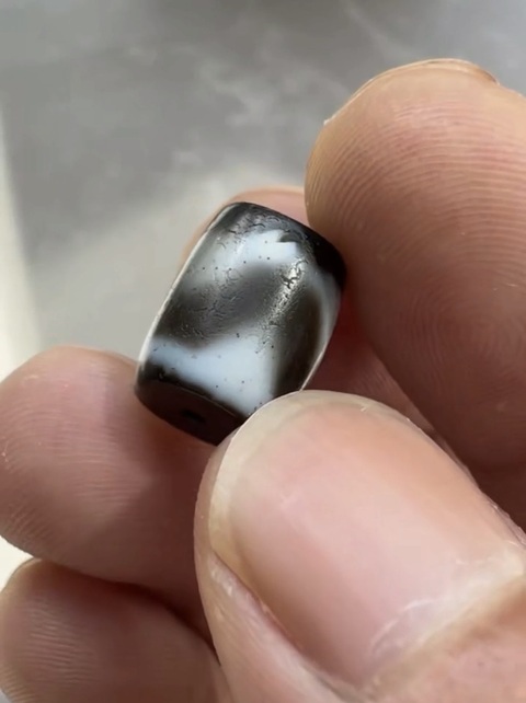 古玩雜項虎牙天珠真品鑒賞圖