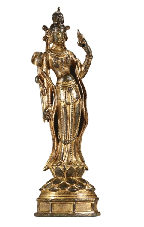 古玩銅器造像真品鑒賞圖