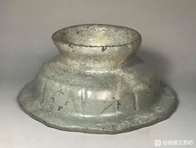 古玩陶瓷高麗青瓷高足杯拍賣,當前價格3300元