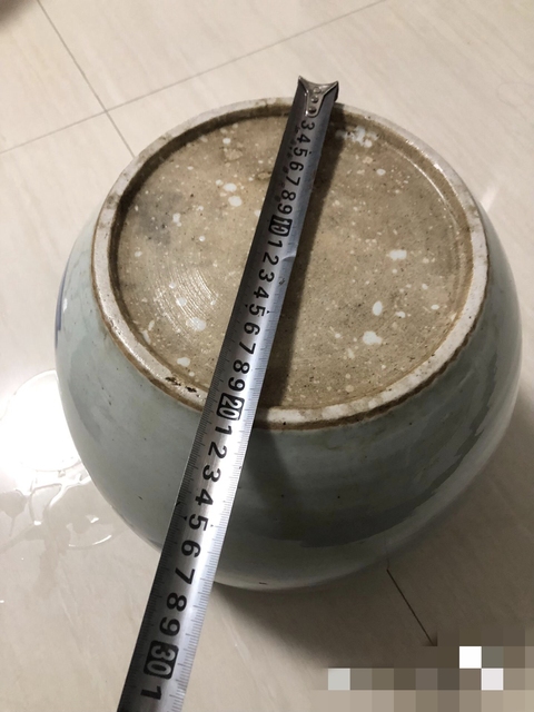 古玩陶瓷青花缸真品鑒賞圖