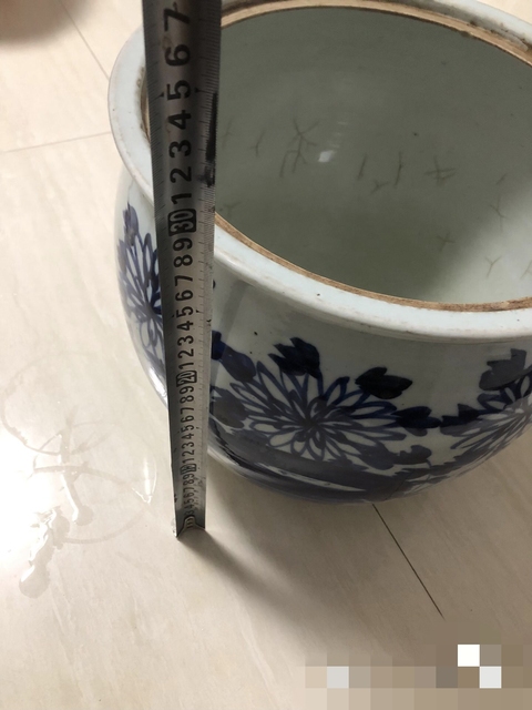 古玩陶瓷青花缸真品鑒賞圖