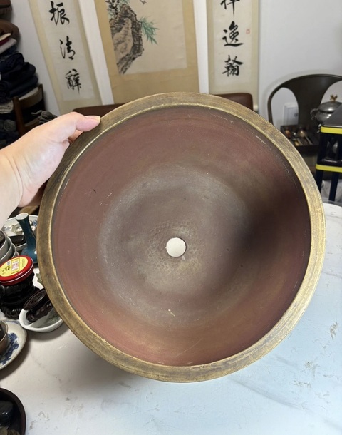 古玩雜項紫砂花盆真品鑒賞圖