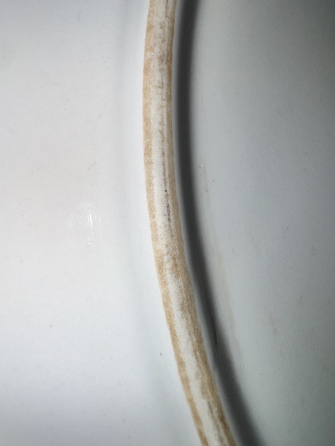古玩陶瓷粉彩花卉紋盤真品鑒賞圖