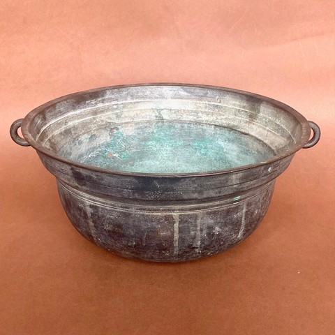 古玩銅器銅盤真品鑒賞圖