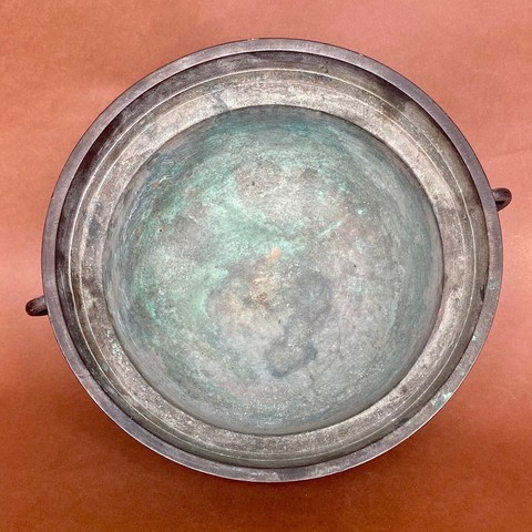 古玩銅器銅盤真品鑒賞圖