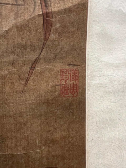 古玩字畫呂紀(jì)款花鳥真品鑒賞圖