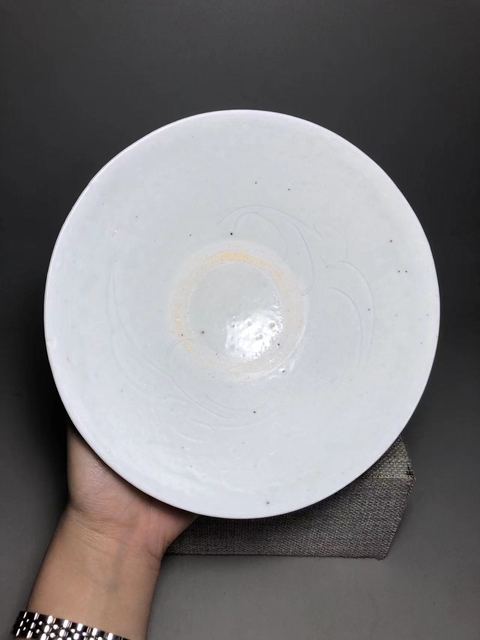 古玩陶瓷宋代 青白瓷斗笠碗真品鑒賞圖