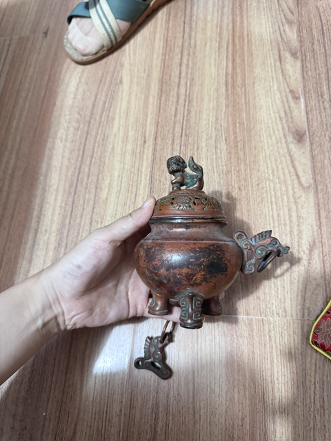古玩銅器銅爐真品鑒賞圖
