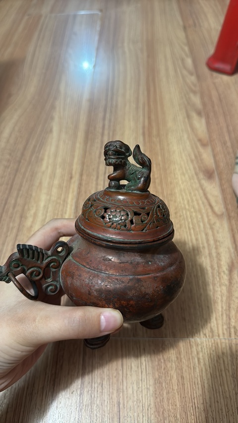 古玩銅器銅爐真品鑒賞圖