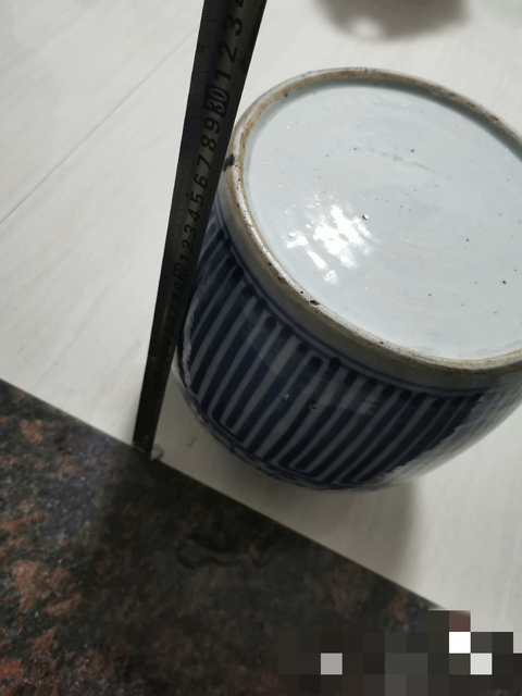 古玩陶瓷青花四系壺真品鑒賞圖