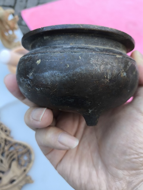 古玩銅器銅爐真品鑒賞圖