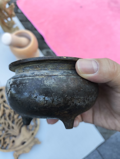 古玩銅器銅爐真品鑒賞圖