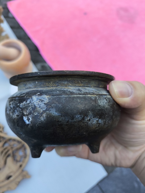 古玩銅器銅爐真品鑒賞圖