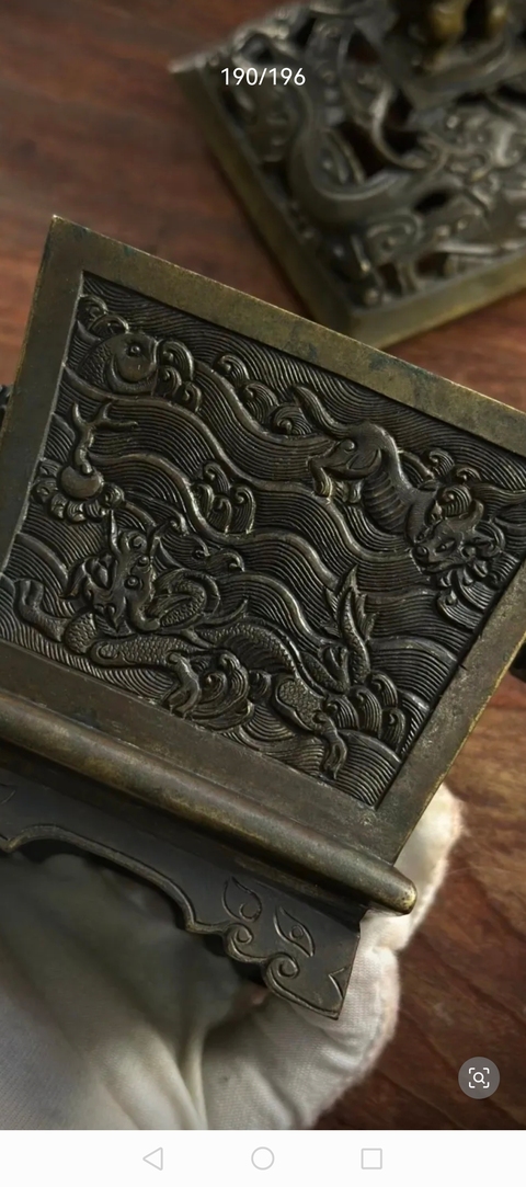 古玩銅器銅熏爐真品鑒賞圖