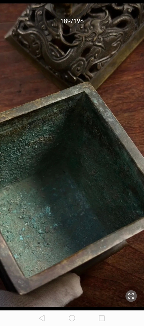 古玩銅器銅熏爐真品鑒賞圖