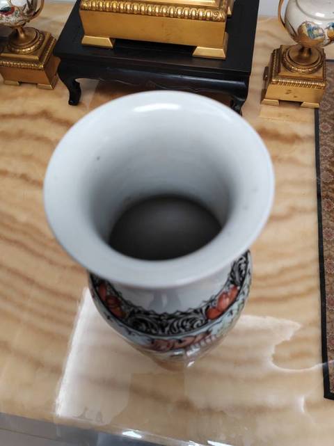 古玩陶瓷粉彩瓶真品鑒賞圖