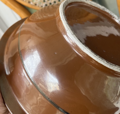 古玩陶瓷青花喜字紋洗手盆真品鑒賞圖