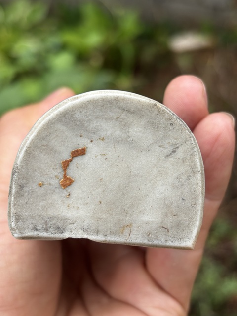 古玩陶瓷青花山水紋壁瓶真品鑒賞圖