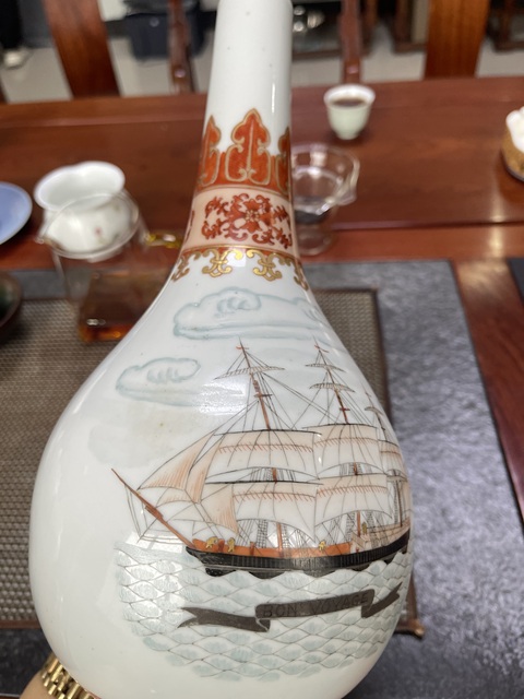 古玩陶瓷民國 雅莊瓷藝瓶真品鑒賞圖