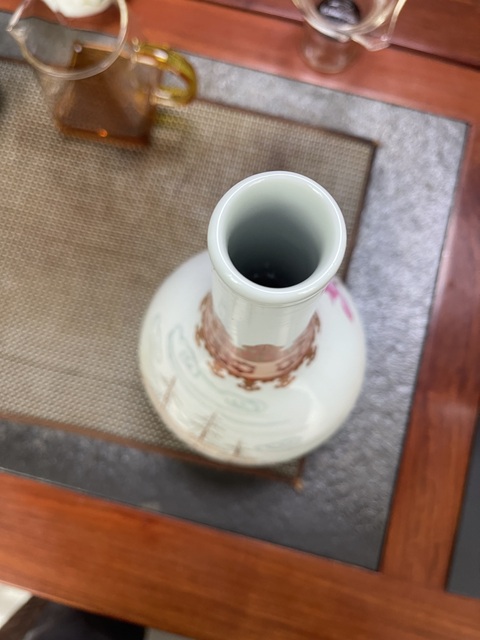 古玩陶瓷民國 雅莊瓷藝瓶真品鑒賞圖