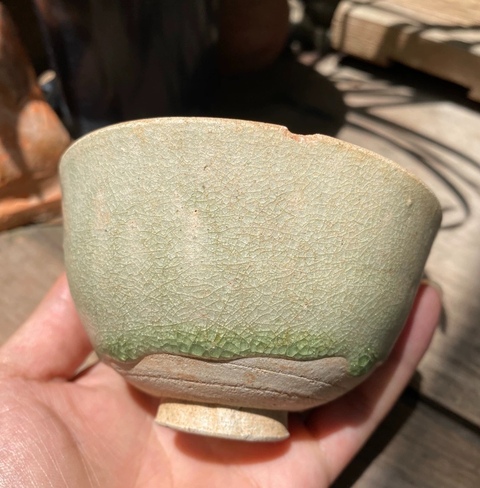 古玩陶瓷洪州窯青瓷盞真品鑒賞圖
