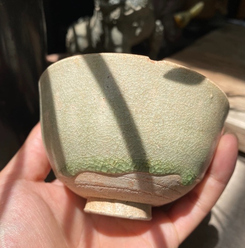 古玩陶瓷洪州窯青瓷盞真品鑒賞圖
