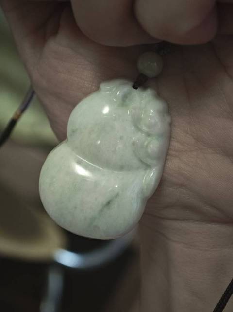 古玩玉器福祿吊墜真品鑒賞圖