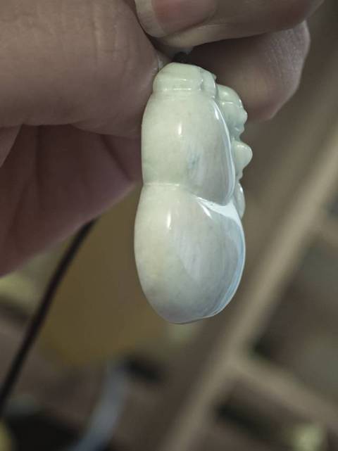 古玩玉器福祿吊墜真品鑒賞圖