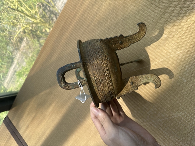 古玩銅器鼎式爐真品鑒賞圖