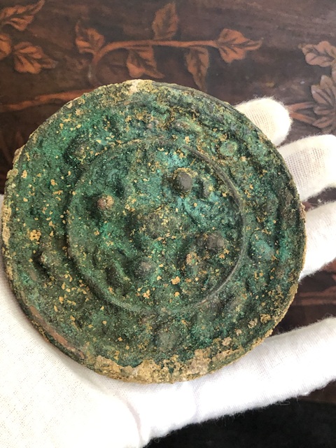 古玩銅器銅鏡真品鑒賞圖