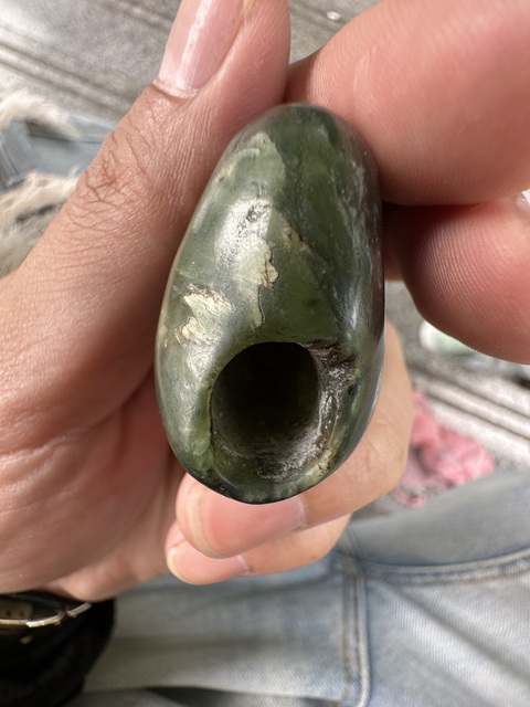 古玩玉器鳥首真品鑒賞圖
