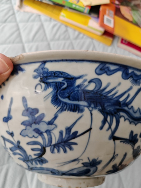 古玩陶瓷青花碗真品鑒賞圖