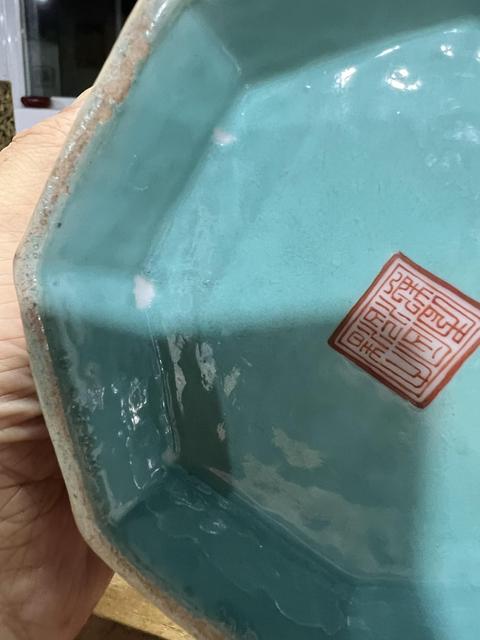 古玩陶瓷粉彩人物故事八方貢碗真品鑒賞圖
